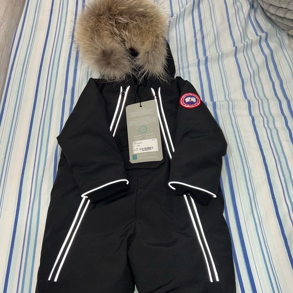 Canada Goose lamb snowsuit